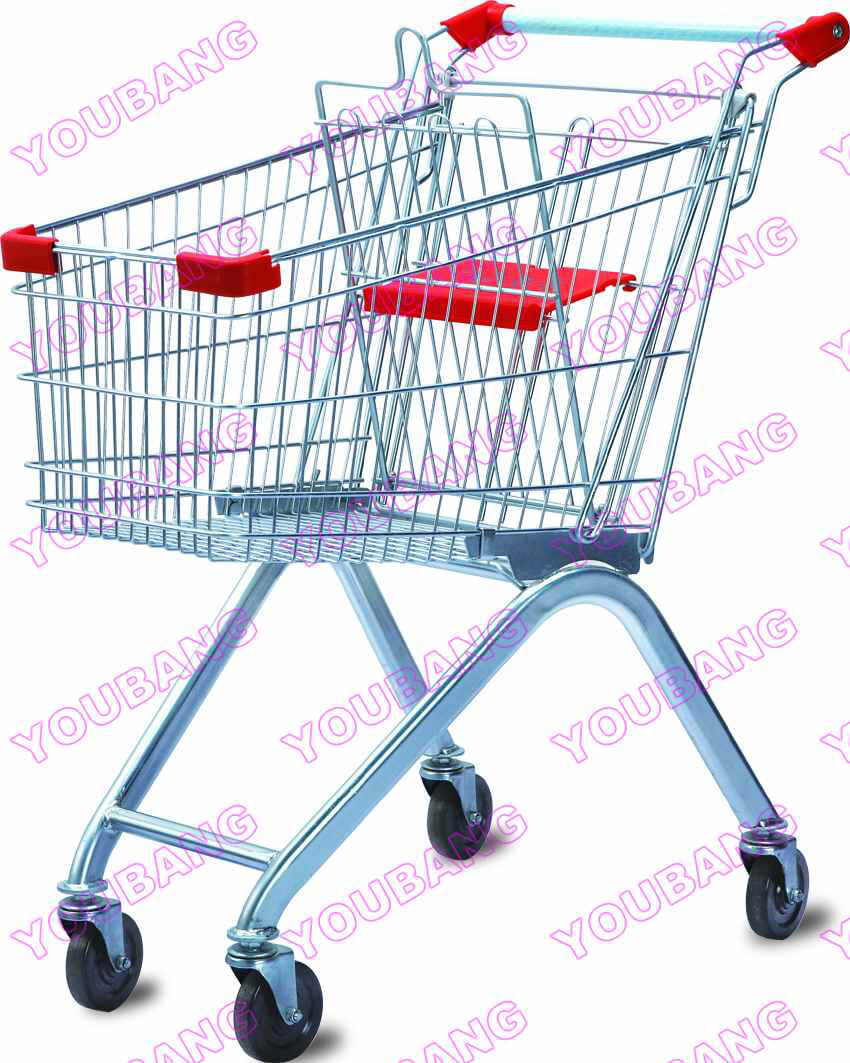 Supermarket Shopping Trolley with Babyseat