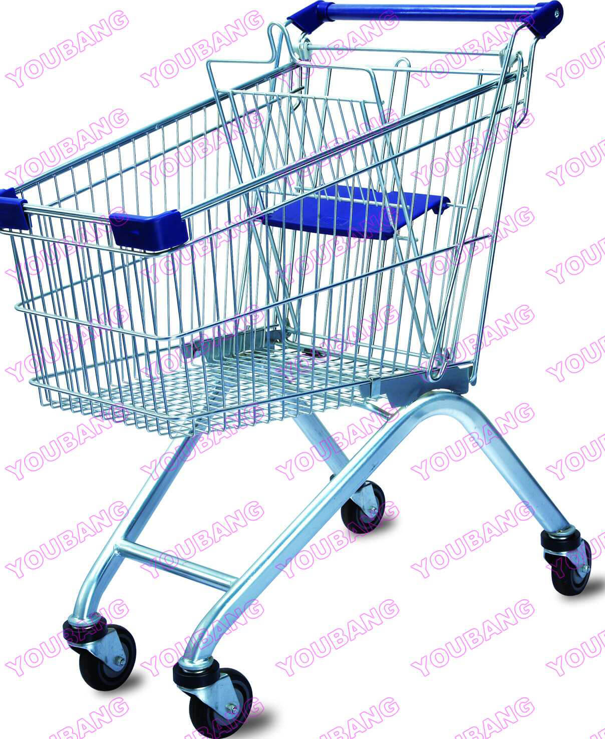 Supermarket shopping cart with 5inch Castor