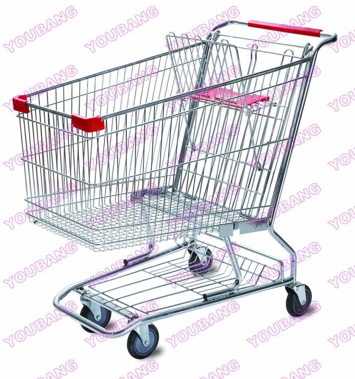 Supermarket Shopping Trolley with 5 inch Castor