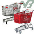 Supermarket Plastic Shopping Trolley VS Metal Wire Shopping Carts