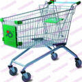 Zinc Plated Supermarket Shopping Trolleys Manufacturer More Popular